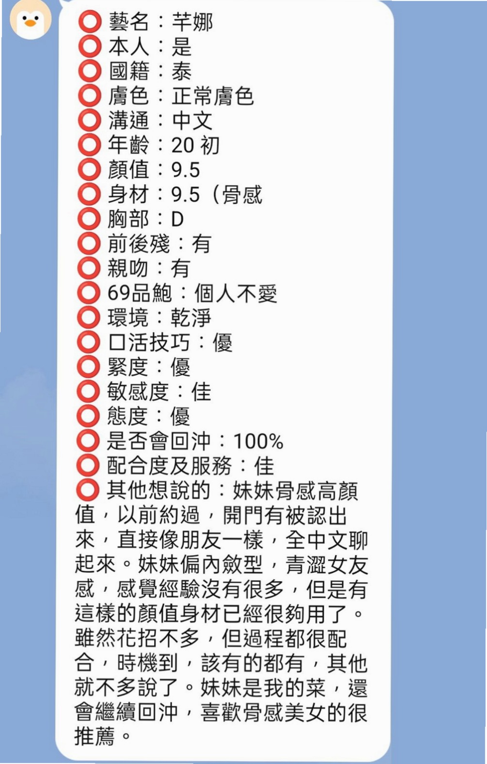 石碇外叫:佳瑜 |熟女|163cm|50kg|D杯|18y|